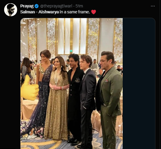 सालों बाद किसी फोटो में साथ दिखाई दिए सलमान खान और ऐश्वर्या राय